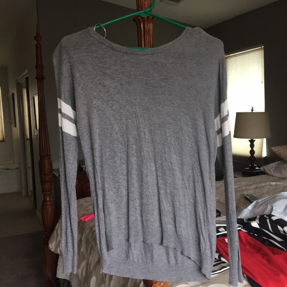grey sweater
